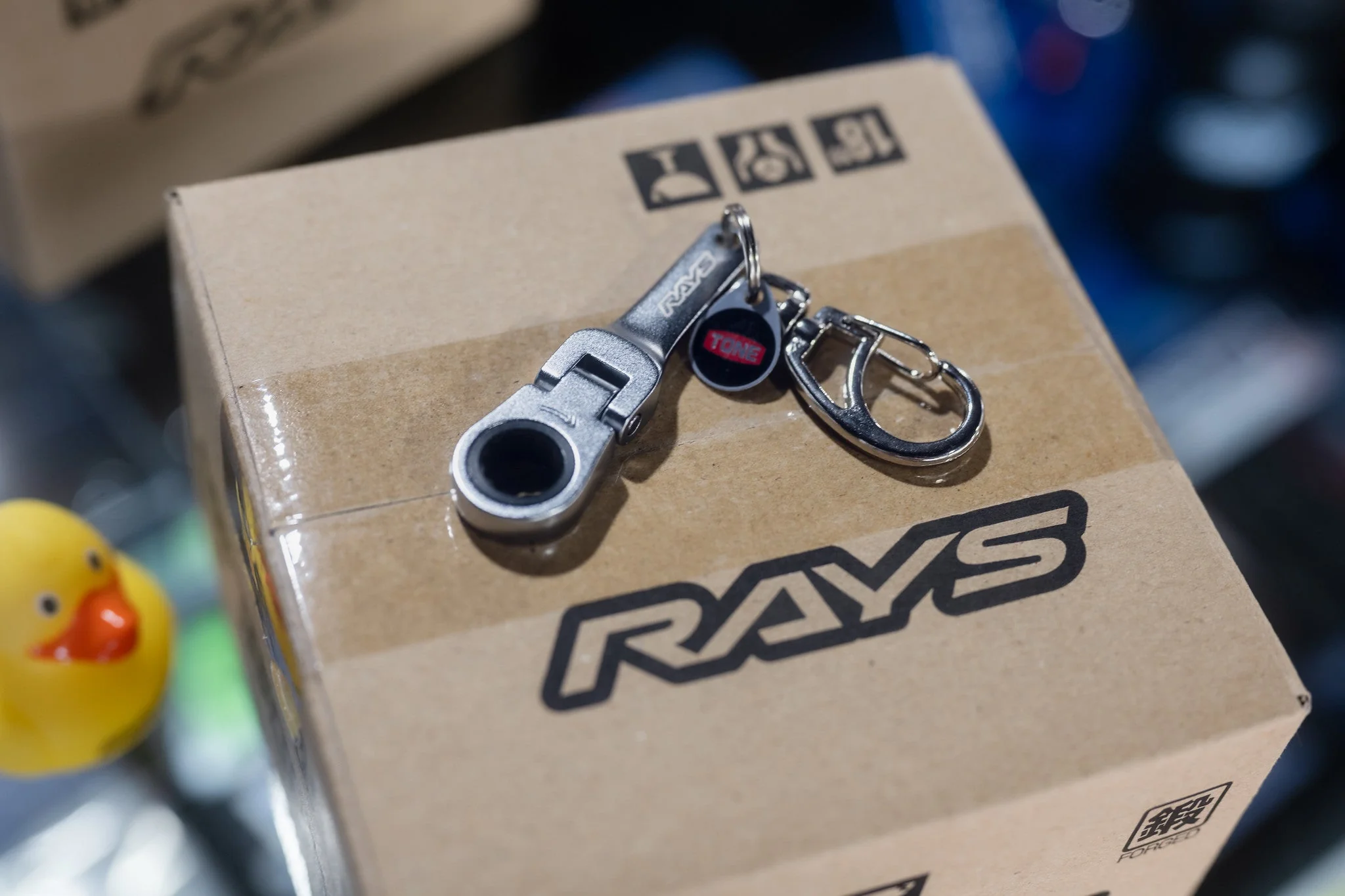 RAYS x TONE RATCHET KEY CHAIN - Image 4
